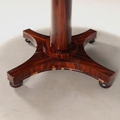 Mesa, mesa de vela de caoba