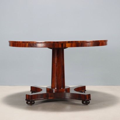 Mesa, mesa de vela de caoba