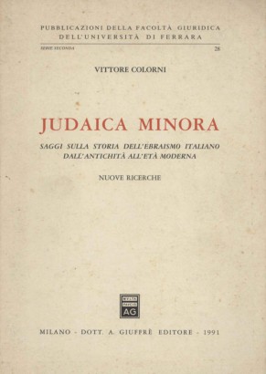 Judaica Minora