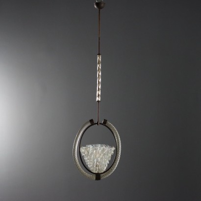 Glaslampe aus den 1940er Jahren, Glaslampe aus den 1940er Jahren, Glaslampe aus den 1940er Jahren, Glaslampe aus den 1940er Jahren, Glaslampe aus den 1940er Jahren