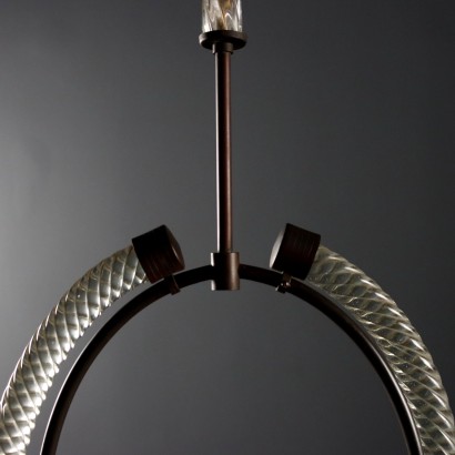 Glaslampe aus den 1940er Jahren, Glaslampe aus den 1940er Jahren, Glaslampe aus den 1940er Jahren, Glaslampe aus den 1940er Jahren, Glaslampe aus den 1940er Jahren