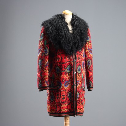 Manteau rouge vintage Ungaro