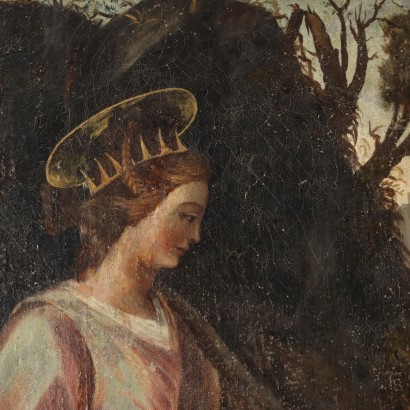 Painting of the Holy Family with Saints