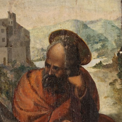 Painting of the Holy Family with Saints