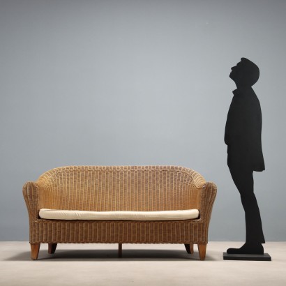 Zweisitzer-Korbsofa