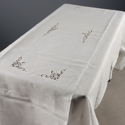 Tovaglia in Lino con 18 Tovaglioli Piz