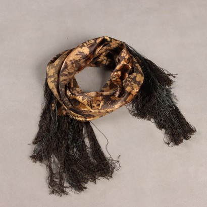 Écharpe en soie vintage Ferré