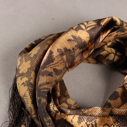 Écharpe en soie vintage Ferré