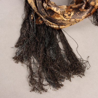 Écharpe en soie vintage Ferré