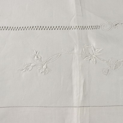 Drap double avec deux taies d'oreiller