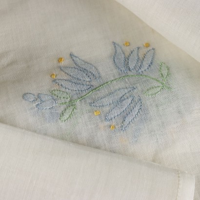 Nappe en lin avec 12 serviettes