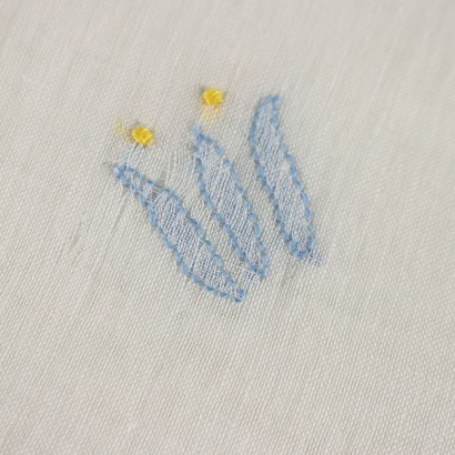 Nappe en lin avec 12 serviettes