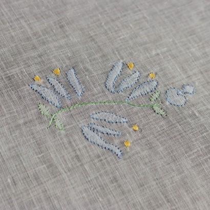 Nappe en lin avec 12 serviettes