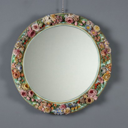 Miroir à cadre en céramique