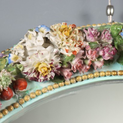 Miroir, Miroir avec cadre en céramique