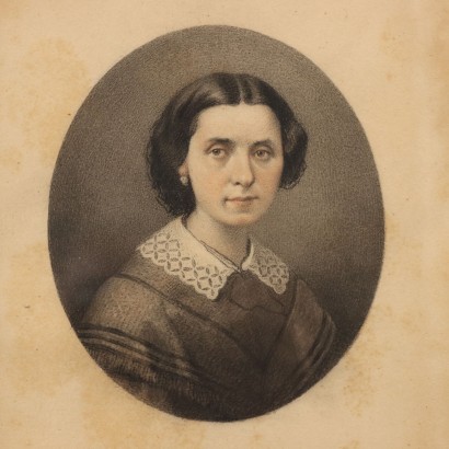 Coppia di Ritratti di Cesare Ferreri,Cesare Ferreri,Cesare Ferreri,Cesare Ferreri