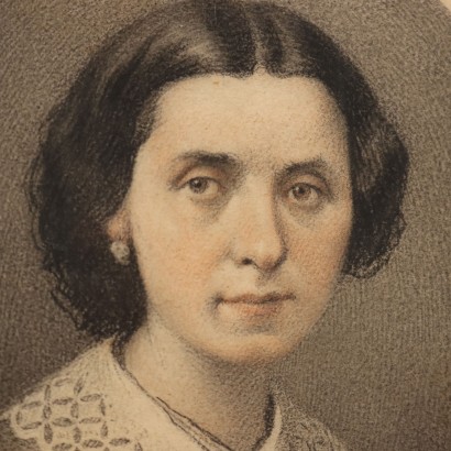 Coppia di Ritratti di Cesare Ferreri,Cesare Ferreri,Cesare Ferreri,Cesare Ferreri