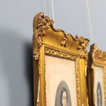 Coppia di Ritratti di Cesare Ferreri,Cesare Ferreri,Cesare Ferreri,Cesare Ferreri