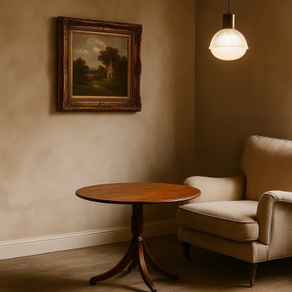 Tavolino,Tavolino a Vela in Mogano