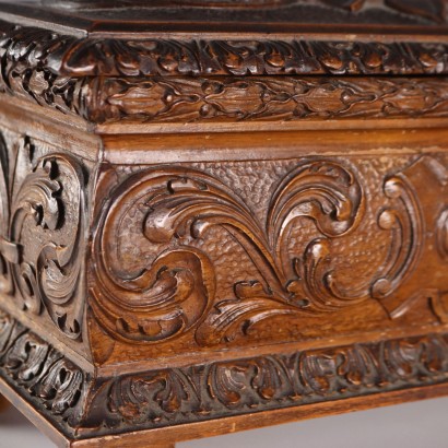 Neo-Renaissance Walnut Casket