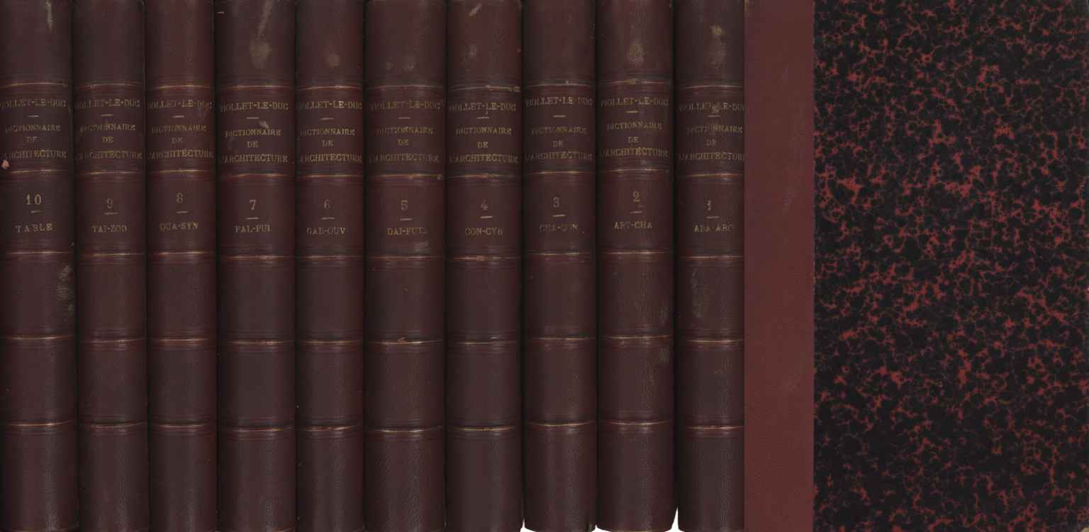 Dictionnaire raisonne de l'archit