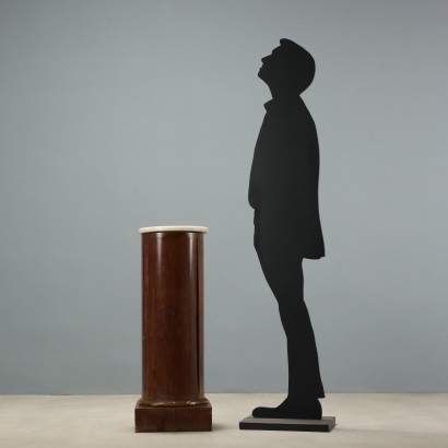 Comodino,Comodino Impero in Mogano