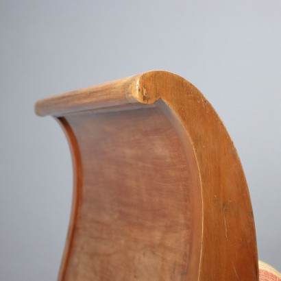 Canapé-lit, lit bateau en noyer