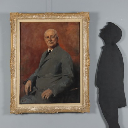 Pintura de retrato masculino