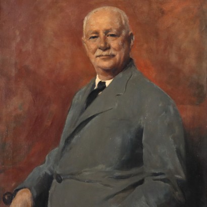 Pintura de retrato masculino