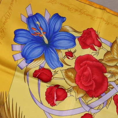 Bufanda Hermes Vintage Flores de l0apost