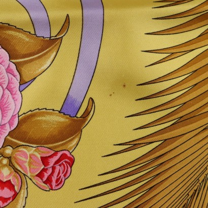 Bufanda Hermes Vintage Flores de l0apost