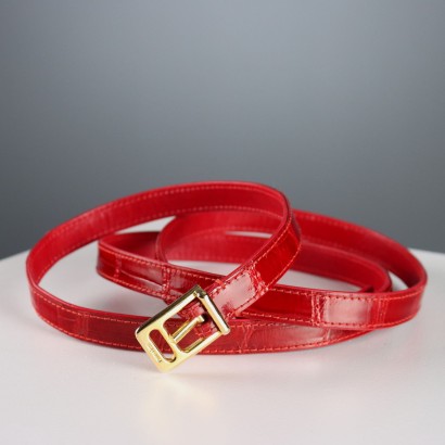 Cinturón vintage rojo Elissa para mujer