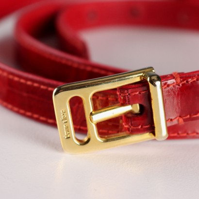 Cinturón vintage rojo Elissa para mujer