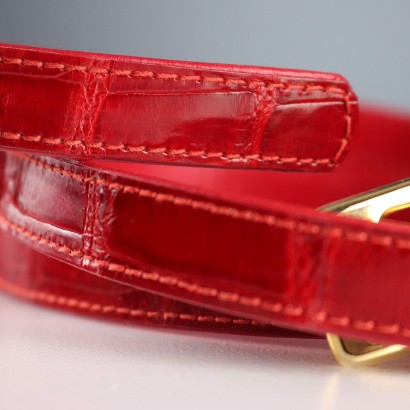 Cinturón vintage rojo Elissa para mujer