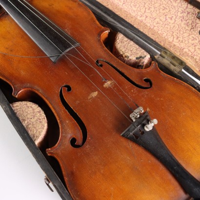 Violín con estuche