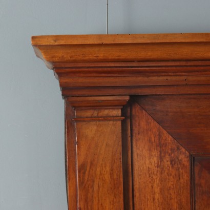 SOPORTE PARA CHIMENEA, Soporte para chimenea de nogal estilo imperio