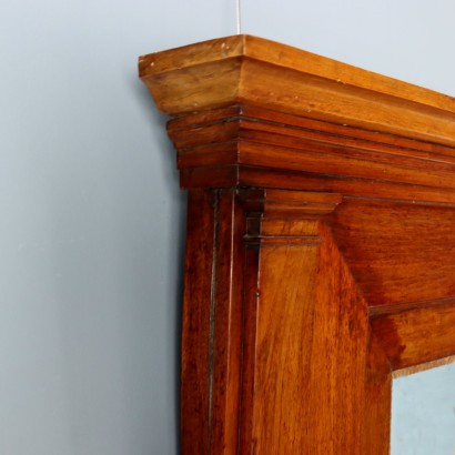 SOPORTE PARA CHIMENEA, Soporte para chimenea de nogal estilo imperio