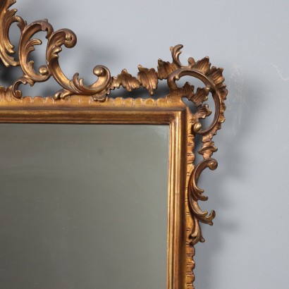 Miroir, Miroir avec cadre en bois doré%2, Miroir avec cadre en bois doré%2