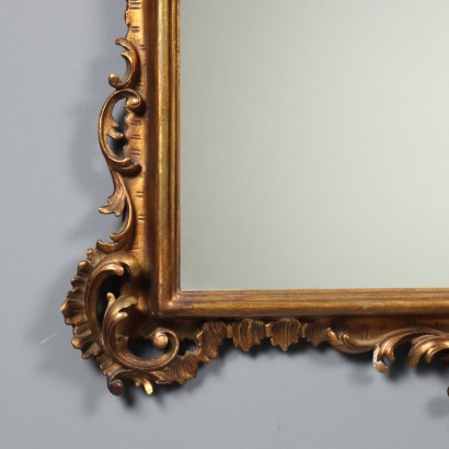 Miroir, Miroir avec cadre en bois doré%2, Miroir avec cadre en bois doré%2