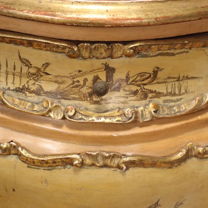 Pair of Baroque-style bedside tables, Pair of Baroque-style bedside tables, Pair of Baroque-style bedside tables