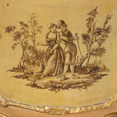 Pair of Baroque-style bedside tables, Pair of Baroque-style bedside tables, Pair of Baroque-style bedside tables