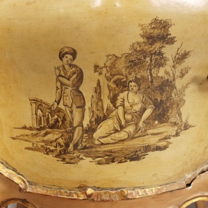 Pair of Baroque-style bedside tables, Pair of Baroque-style bedside tables, Pair of Baroque-style bedside tables