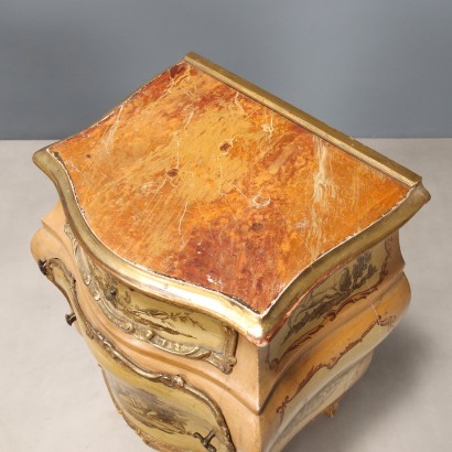 Pair of Baroque-style bedside tables, Pair of Baroque-style bedside tables, Pair of Baroque-style bedside tables