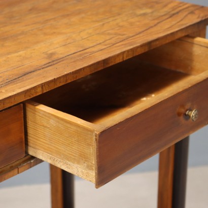 Console Empire, table console Empire en noyer