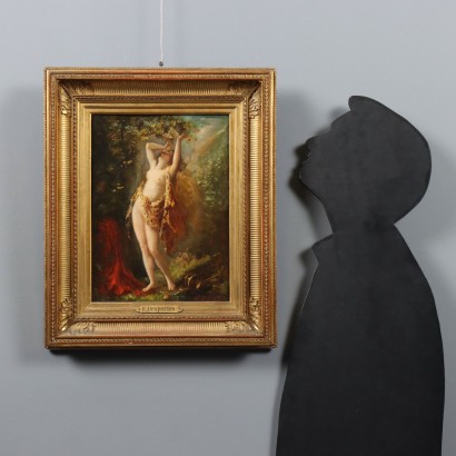 Painting by Francisque Desportes,Dancing Maenad,Francisque Desportes,Francisque Desportes,Francisque Desportes,Francisque Desportes