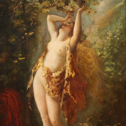 Painting by Francisque Desportes,Dancing Maenad,Francisque Desportes,Francisque Desportes,Francisque Desportes,Francisque Desportes