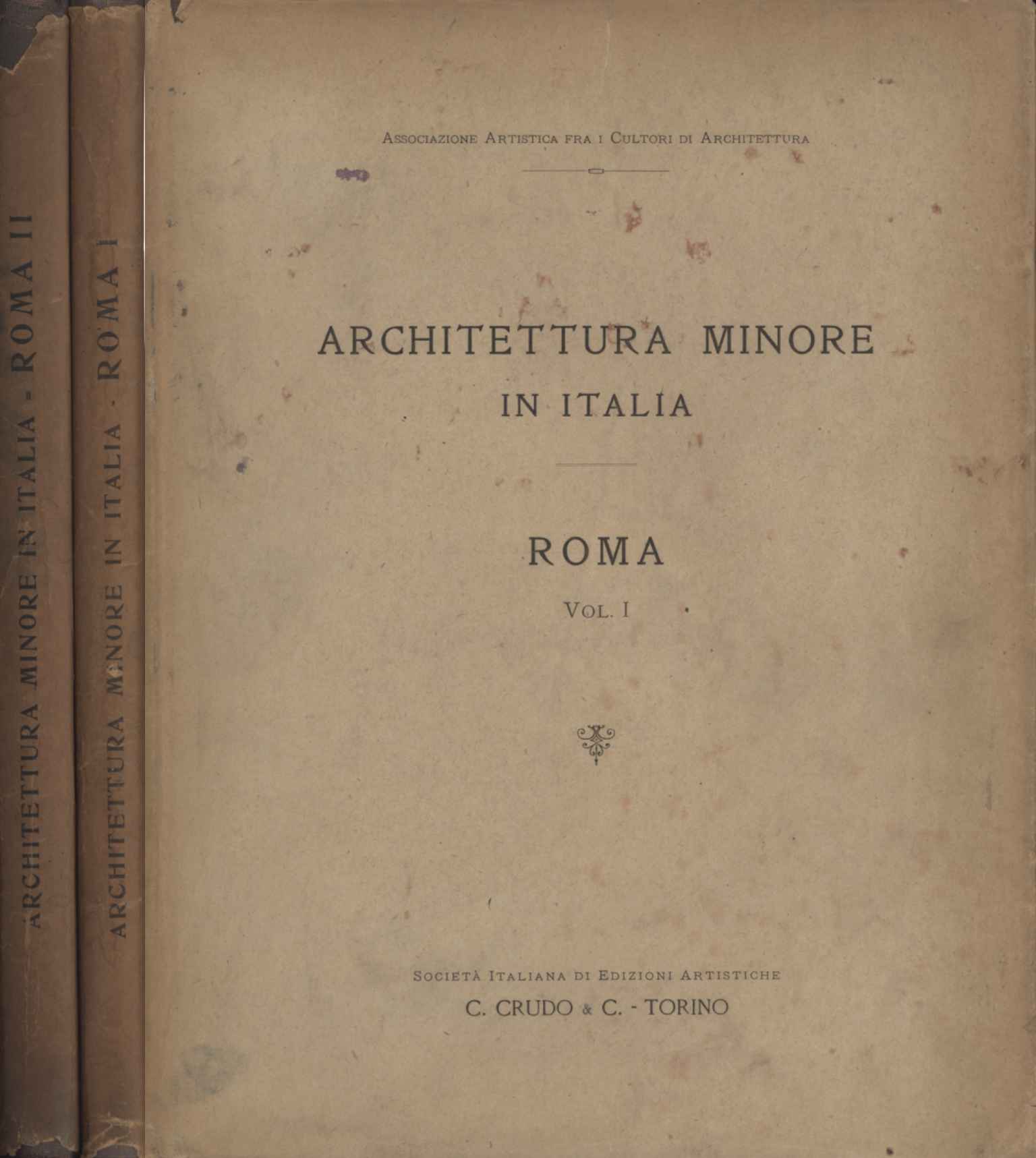 Arquitectura menor en Italia. Roma (2%2,Arquitectura menor en Italia. Roma (2%2