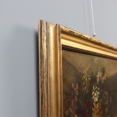 Pintura de Paolo Grilli, Naturaleza muerta con servicio de té., Paolo Grilli, Paolo Grilli, Paolo Grilli