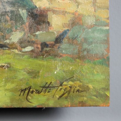 Peinture de Mario Moretti Foggia, Paysage de montagne, Mario Moretti Foggia, Mario Moretti Foggia, Mario Moretti Foggia