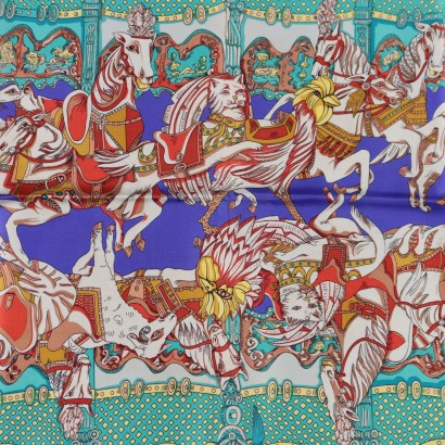 Hermès Foulard Vintage Tournez Manège